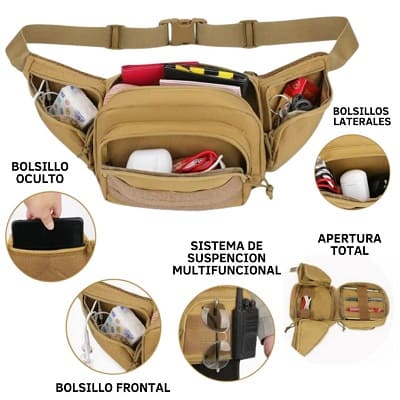 Riñonera Táctica Militar Pro