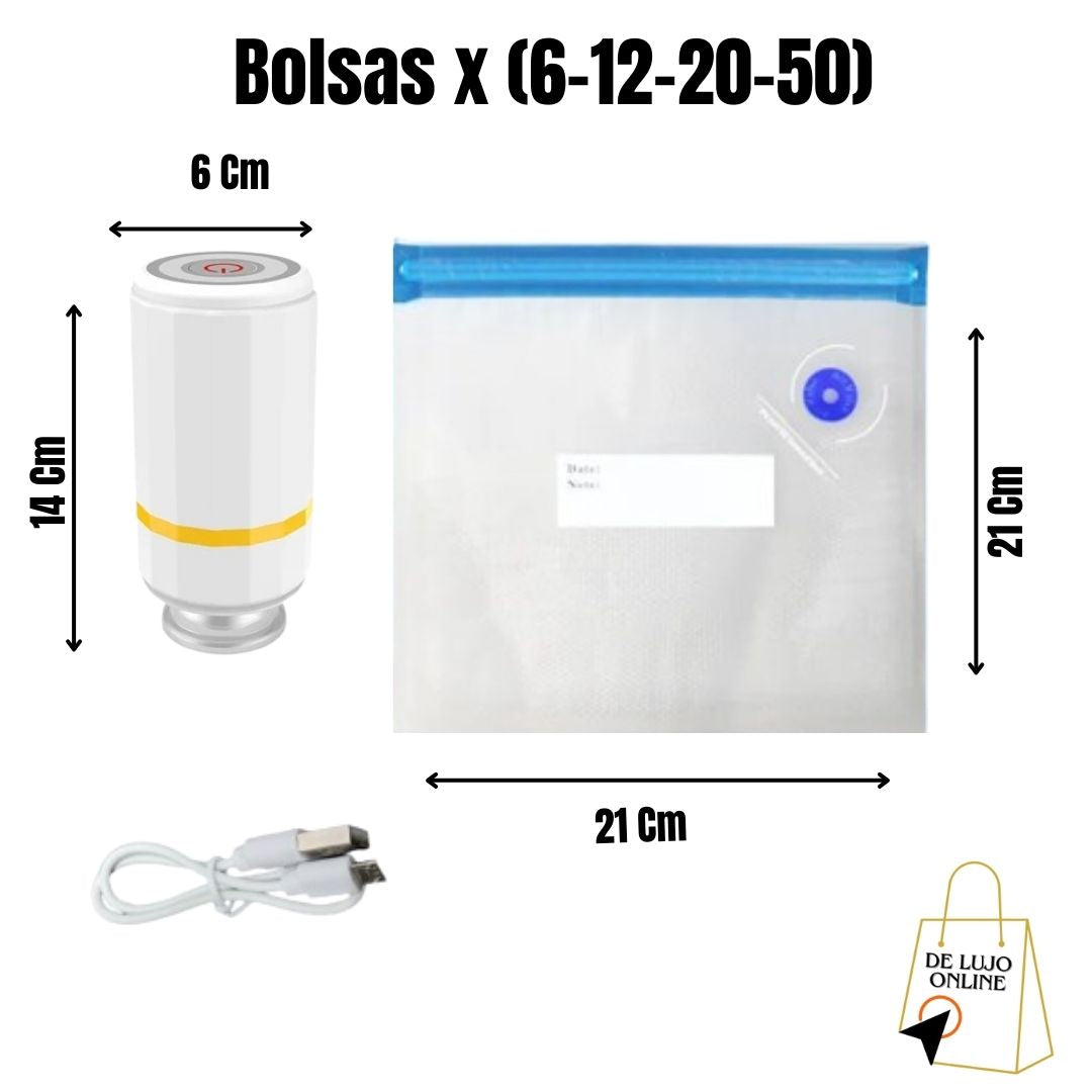 Sellador al Vacío Recargable FrescoPack PRO