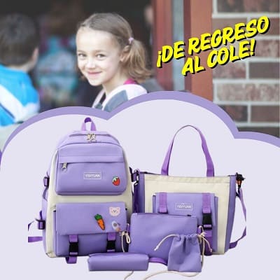 Set Maleta KAWAII 5 en 1