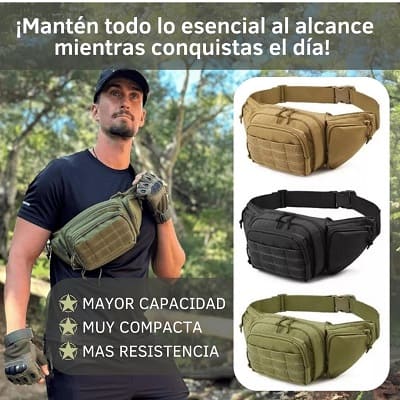 Riñonera Táctica Militar Pro