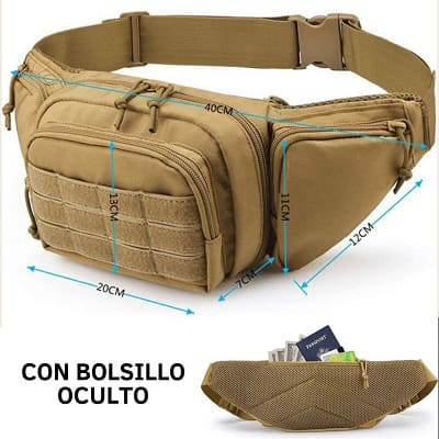 Riñonera Táctica Militar Pro