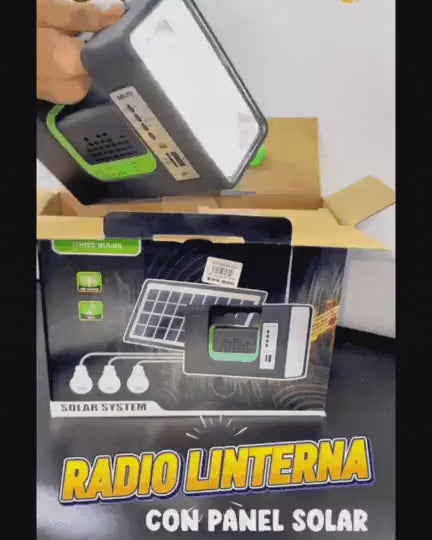 GDLite GD-10 — kit de Energía Solar Portátil 3 en 1